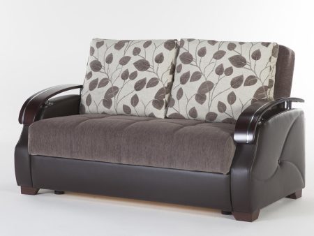 Costa Armoni Brown Loveseat Online Hot Sale