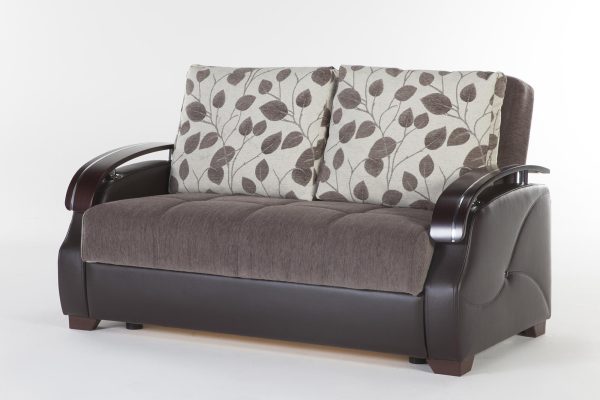 Costa Armoni Brown Loveseat Online Hot Sale