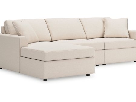 Modmax Oyster 3-Piece Sectional with Chaise Discount