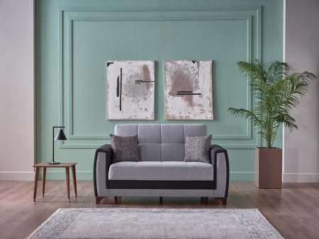 Dublin Boss Grey Loveseat Hot on Sale