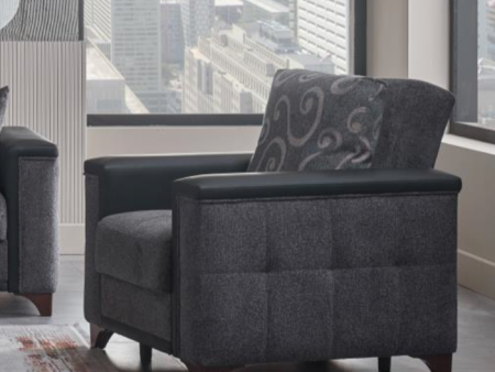 Charlotte Beatto Anthracite Armchair Hot on Sale