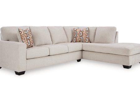 Aviemore Stone 2-Piece Sectional with Chaise Online Sale