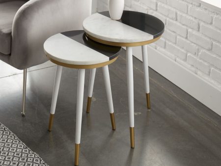 Taj Marble Top Nesting Tables Hot on Sale