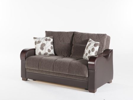 Bennett Armoni Brown Loveseat Online now