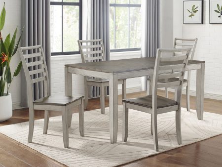 Abacus 5-Piece Dining Set(Table & 4 Side Chairs) on Sale