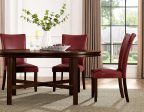 Hartford 72 inch table 7 Piece Set, Red Chairs(Table & 6 Side Chairs) Online Hot Sale