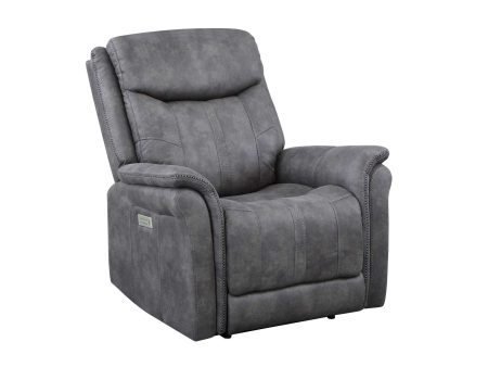 Morrison Dual-Power Recliner, Stone For Sale