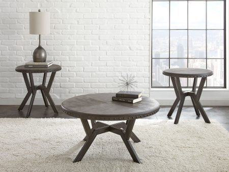 Alamo 3- Piece Set(Cocktail & 2 End Tables) Fashion