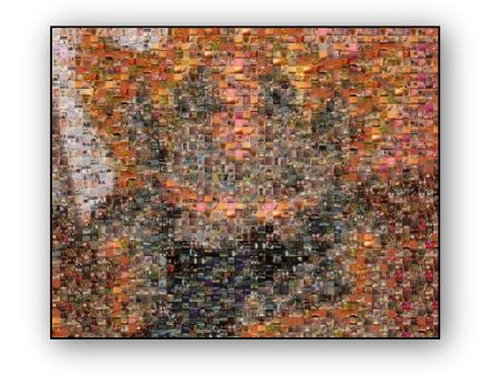 Photo Mosaic Impression sur Toile Online Hot Sale