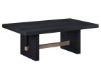 Aubrey 48″ Coffee Table, Black Online Sale