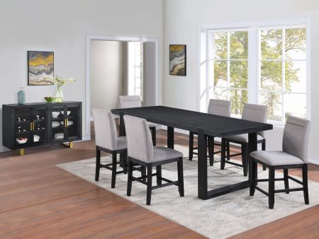 Yves 5-Piece Counter Dining Set(Counter Table & 4 Performance Fabric Counter Chairs) Online