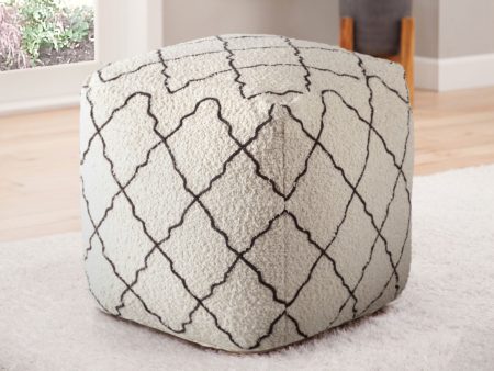 Lattice Handwoven Pouf on Sale