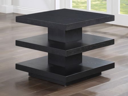 Canyon End Table, Black Supply