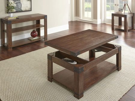 Arusha 3-Piece Lift-Top Set(Lift-Top Cocktail & 2 End Tables) Online Sale