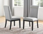 Yves Performance Side Chair, Grey, Set of 2 For Discount