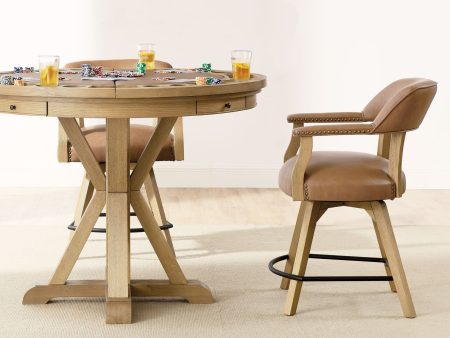 Rylie 6-Piece Counter Game Dining Set, Natural Finish on Sale