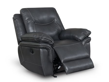 Isabella Manual Glider Recliner, Grey Discount