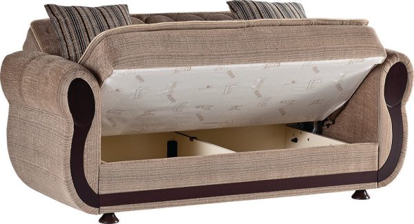 Argos Zilkade Light Brown Loveseat For Cheap