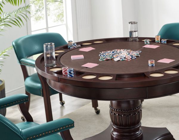 Tournament Game Table and Chairs, 6-Piece, Gray(Table & 4 Chairs) Online