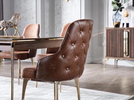 Montego Dark Brick Dining Chair Online Hot Sale