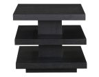 Canyon End Table, Black Supply