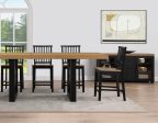 Magnolia 5-Piece 80-96-inch Black Counter Table Dining Set Online