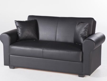 Floris Santa Glory Black Loveseat For Cheap