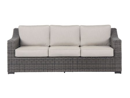 Jones Outdoor Resin Wicker Sofa For Sale