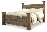 Trinell Queen Poster Bed with Dresser in Brown on Sale