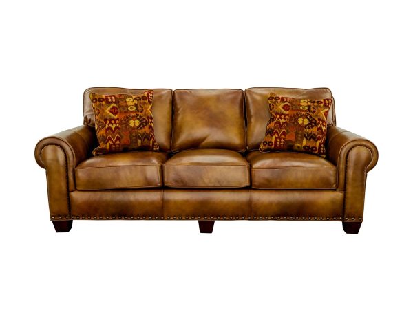 Silverado Sofa w Two Accent Pillows on Sale