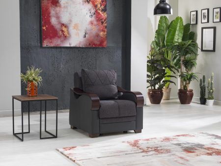 Bennett Nar Anthracite Armchair Hot on Sale