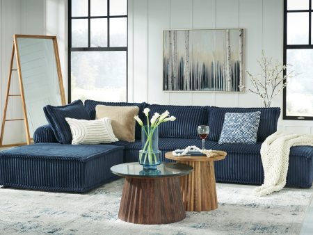 Bales Navy 4-Piece Modular Seating Online Sale