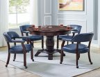 Game Table and Chairs, Tournament, 6-Piece, Navy Supply