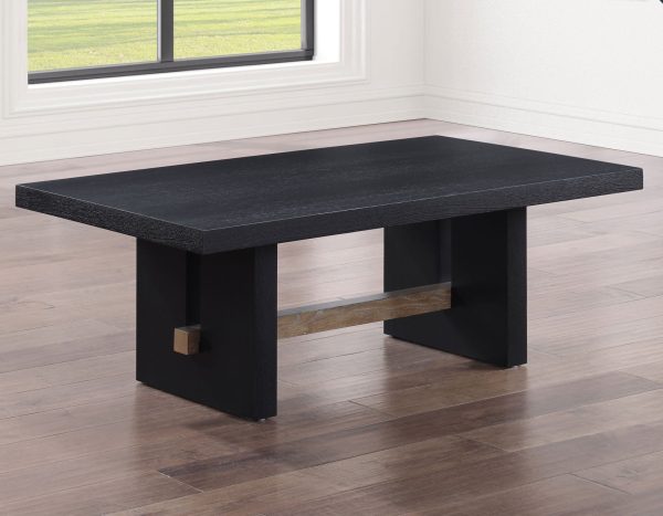 Aubrey 48″ Coffee Table, Black Online Sale