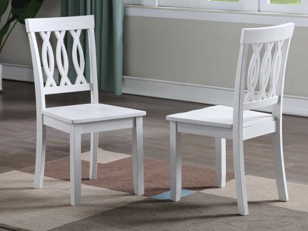 Naples Side Chair, White, Set of 2 on Sale