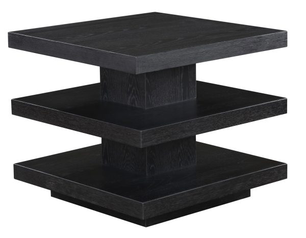 Canyon End Table, Black Supply