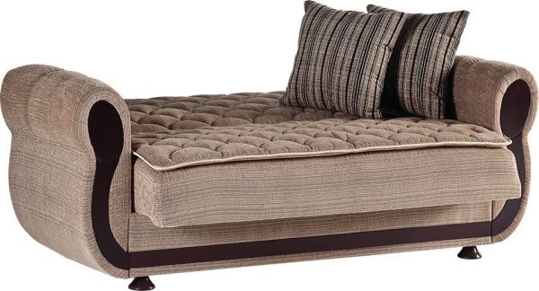 Argos Zilkade Light Brown Loveseat For Cheap