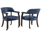 Game Table and Chairs, Tournament, 6-Piece, Navy Supply