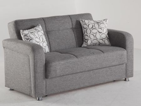 Vision Diego Gray Loveseat For Discount