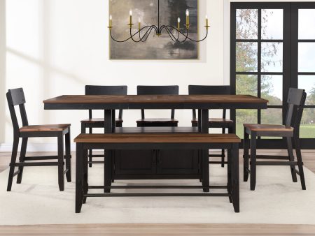 Bermuda 6-PIece Counter Dining Set on Sale