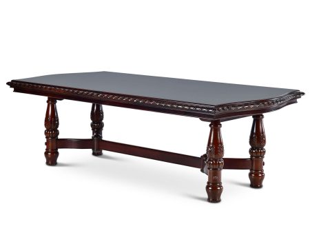 Antoinette 96-120 inch Pedestal Dining Table w 24″ Leaf Sale