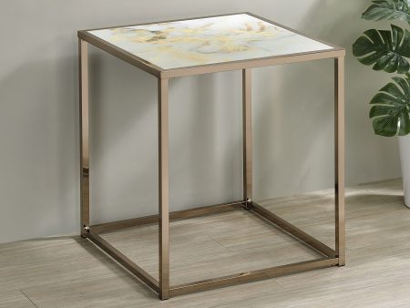 Salvador Faux-Marble End Table on Sale