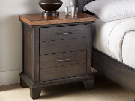 Bear Creek Nightstand, Brown For Discount