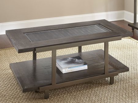 Terrell Cocktail Table with Casters Discount