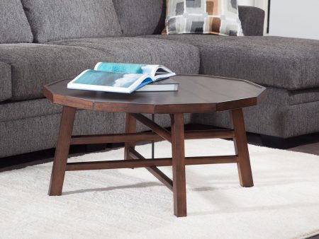 Paisley Cocktail Table, Brown Online Sale