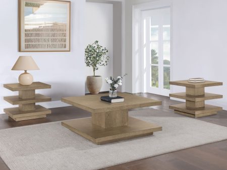 Canyon 3-Piece Table Set (Cocktail Table & 2 End Tables) on Sale