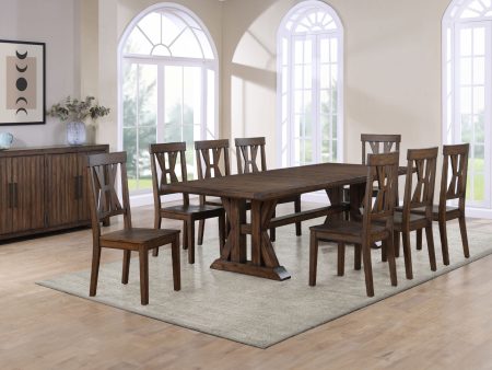 Auburn 5-Piece Dining Set (Table & 4 Side Chairs) Online Hot Sale