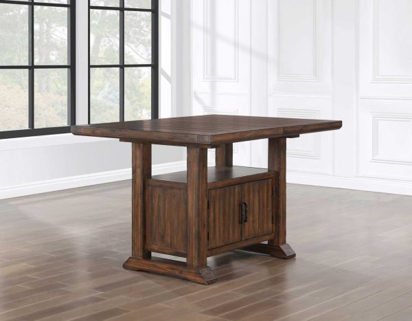 Auburn 5-Piece Storage Counter Table Dining Set(Table & 4 Side Chairs) Online Sale