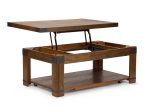 Arusha Lift Top Cocktail Table w Casters Online Sale