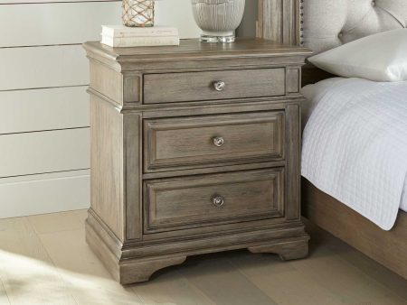 Highland Park Nightstand, Waxed Driftwood on Sale